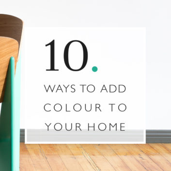 10 Ways To Add Colour To Your Home thumbnail