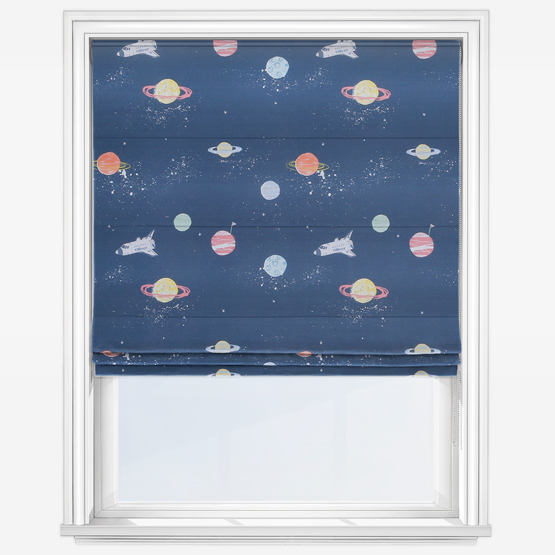 Personalised Outer Space Roman Blind