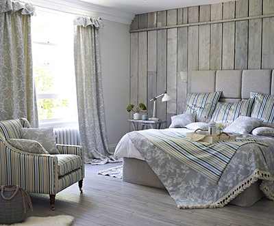 Coastal inspired bedroom